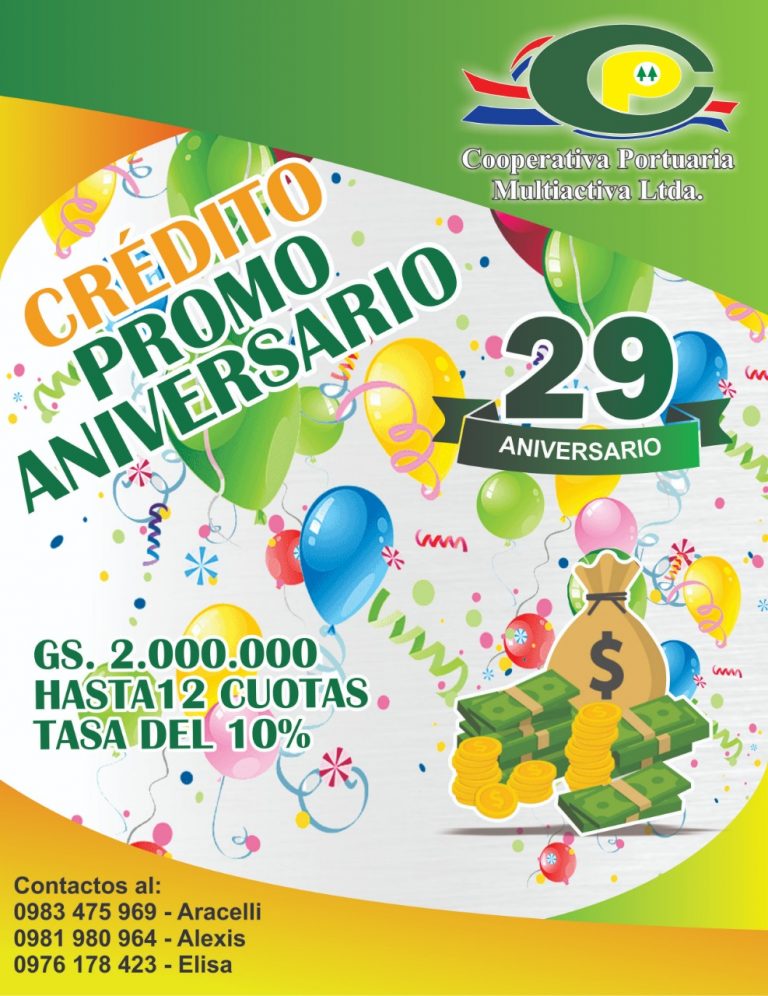 PROMOCION ANIVERSARIO Nº 29