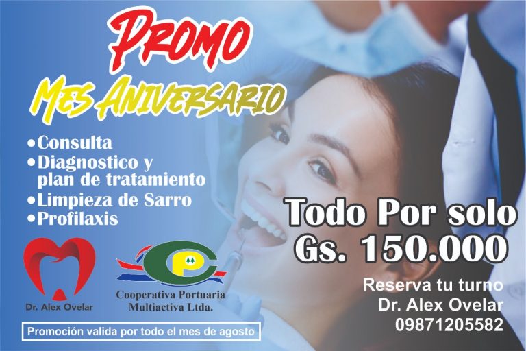 PROMOCION MES ANIVERSARIO DE LA COOP. PORTUARIA LTDA.